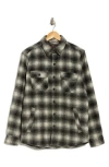 Weatherproof Vintage Heavyweight Plaid Shirt Jacket In Black