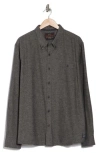 Weatherproof Vintage Herringbone Flannel Button-down Shirt In Meteorite