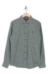 Weatherproof Vintage Herringbone Flannel Button-down Shirt In Scarab