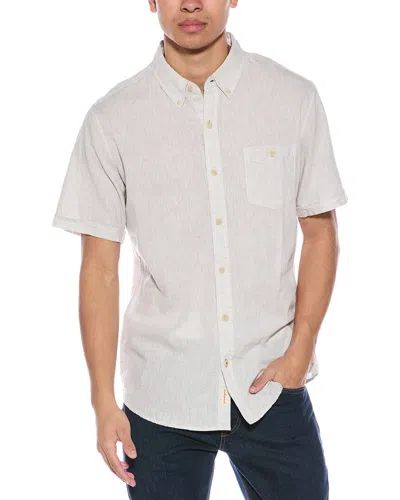 Weatherproof Vintage Linen-blend Shirt In Green