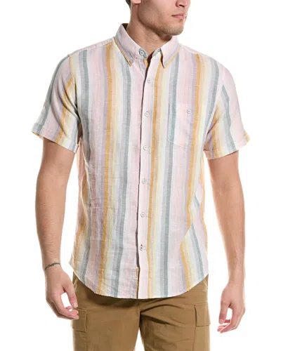 Weatherproof Vintage Linen-blend Shirt In Beige