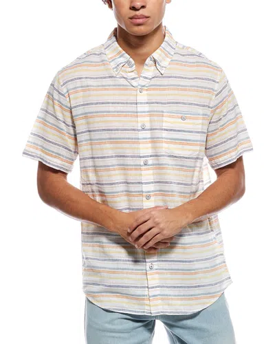 Weatherproof Vintage Linen-blend Shirt In White