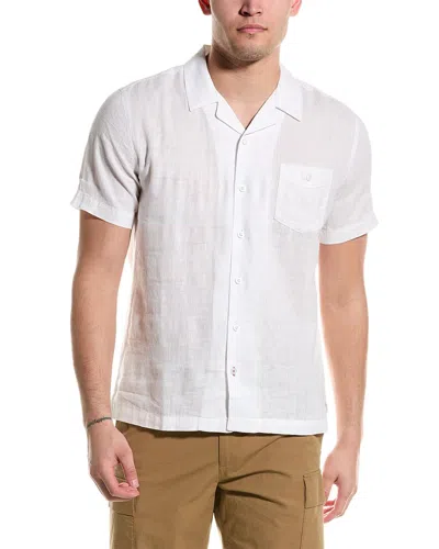 Weatherproof Vintage Linen-blend Shirt In White