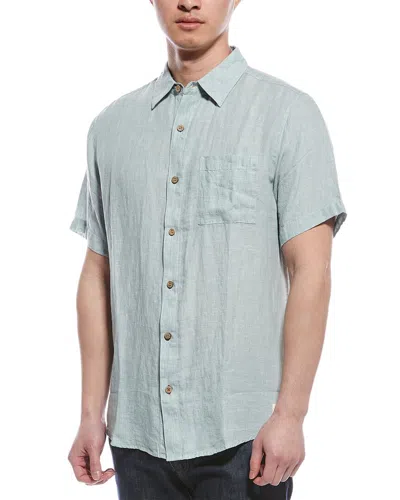 Weatherproof Vintage Linen Woven Shirt In Blue