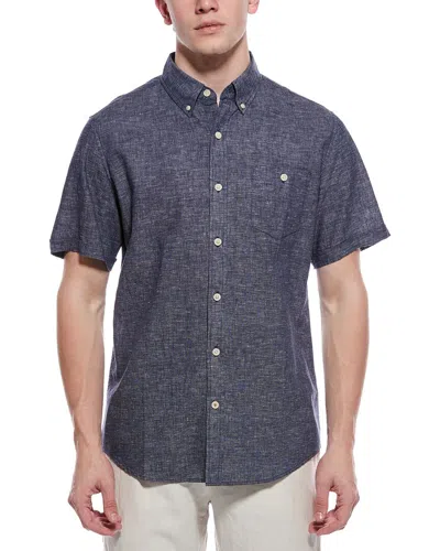 Weatherproof Vintage Linen-blend Mixy Solid Shirt In Gray