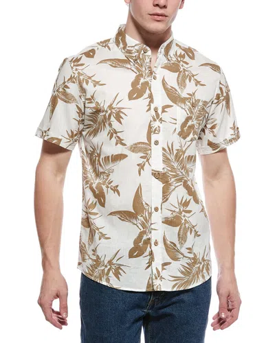 Weatherproof Vintage Linen-blend Shirt In Multi