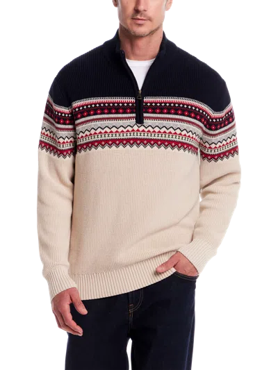 Weatherproof Vintage Maine 1/4-zip Sweater In Multi