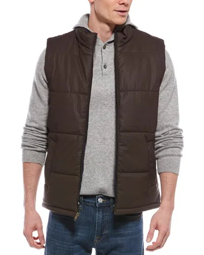 Weatherproof Vintage Matte Puffer Vest In Brown