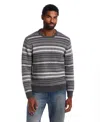 Weatherproof Vintage Men's Fair Isle Crewneck Sweater In Gray
