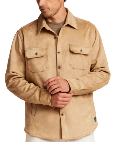 Weatherproof Vintage Regular Fit Shirt Jacket In Brown