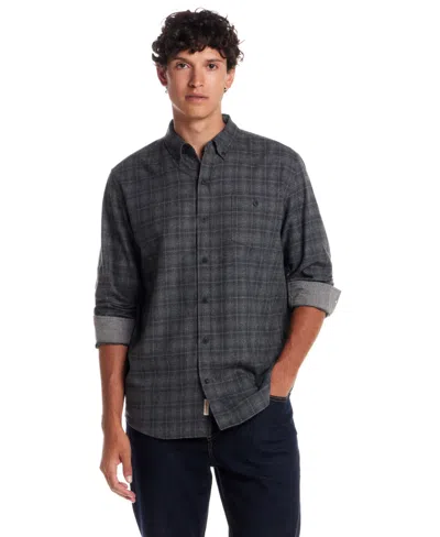 Weatherproof Vintage Men's Flannel Shirt In Black