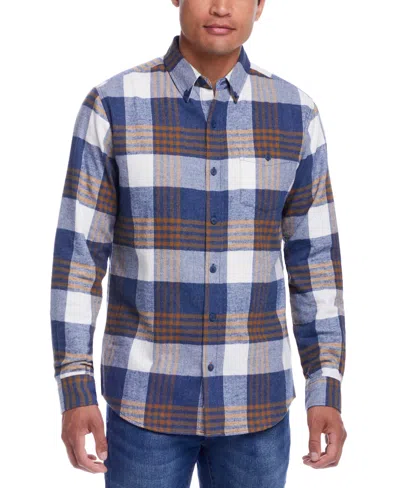 Weatherproof Vintage Men's Flannel Shirt In Multi