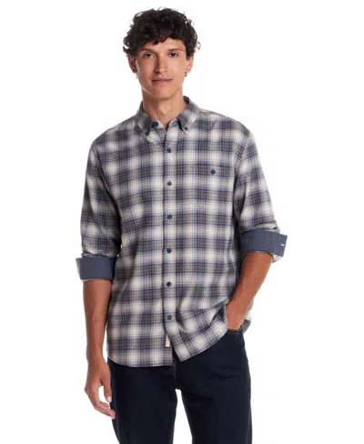 Weatherproof Vintage Men's Flannel Shirt In Blue
