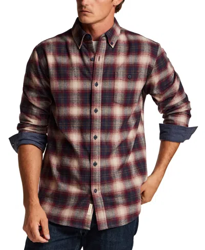 Weatherproof Vintage Brushed Flannel Shirt In Purple