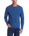 Weatherproof Vintage Men's Long Sleeve Indigo Henley In Blue