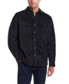 Weatherproof Vintage Men's Long Sleeve Overshirt In Black