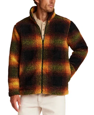 Weatherproof Vintage Regular Fit Printed Berber Fleece Full-zip Jacket In Multi