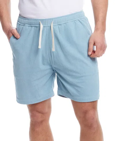 Weatherproof Vintage Men's Regular-fit 6" Corduroy Cabana Shorts In Teal Mist