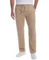Weatherproof Vintage Men's Regular-fit Linen Blend Drawstring Pants In Brown