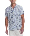 Weatherproof Vintage Men's Regular-fit Palm Frond-print Button-down Camp Shirt In Multi