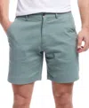 Weatherproof Vintage Men's Regular-fit Stretch Twill 8" Shorts In Seaspray