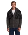 Weatherproof Vintage Men's Shawl Collar Sweater In Gray