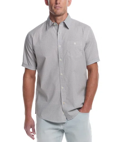 Weatherproof Vintage Men's Short Sleeve Cotton Poplin Shirt In Peacan Pie