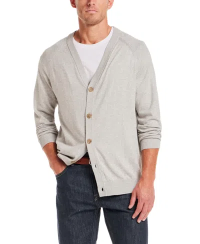 Weatherproof Vintage Men's V-neck Cardigan In Neutral