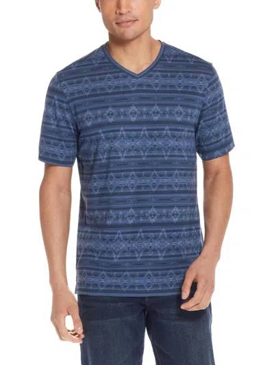 Weatherproof Vintage Mens Aztec Print Cotton T-shirt In Multi