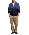 Weatherproof Vintage Mens Henley Shirt Cargo Pants Cardigan Sweater In White