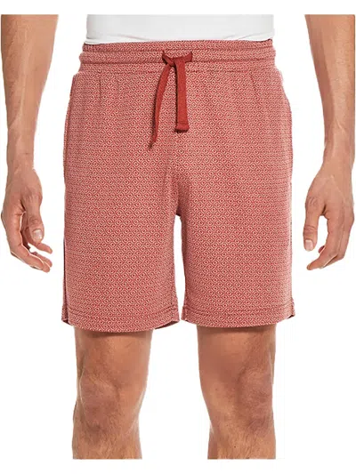 Weatherproof Vintage Mens Knit Pattern Casual Shorts In Brown