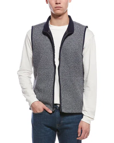 Weatherproof Vintage Mixed Knit Vest In Blue