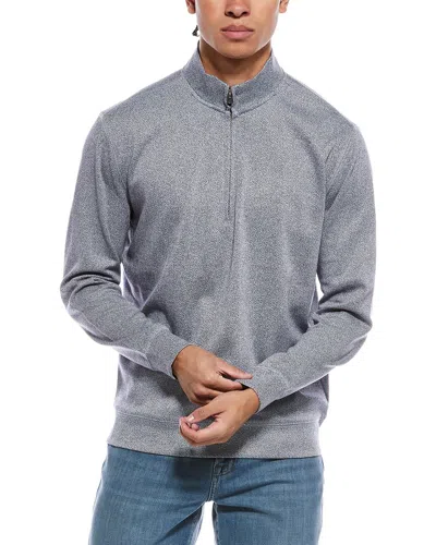 Weatherproof Vintage Mixy 1/4-zip Mock Neck Pullover In Gray