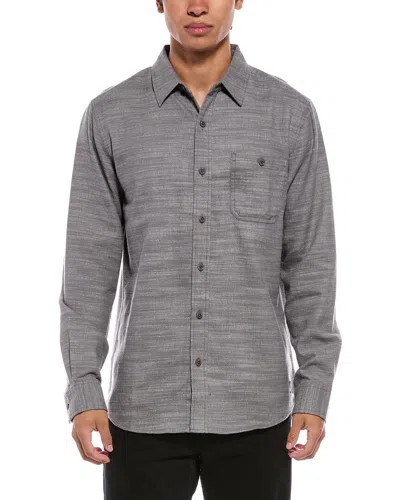 Weatherproof Vintage Peached Slub Shirt In Gray