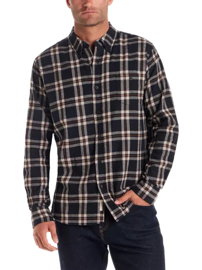 Weatherproof Vintage Regular Fit Flannel Shirt In Black
