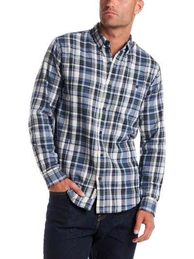 Weatherproof Vintage Regular Fit Flannel Shirt In Blue