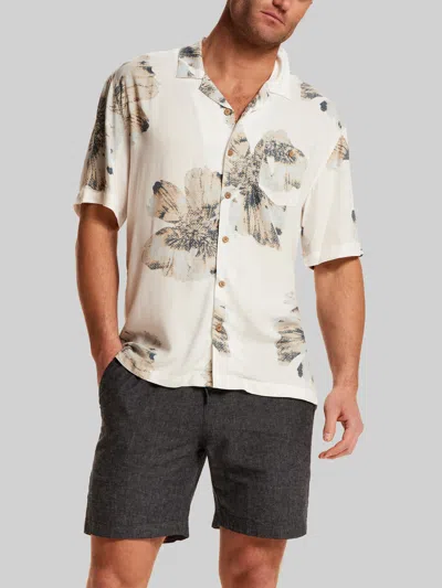 Weatherproof Vintage Regular Fit Short Sleeve Camp Shirt In Multi