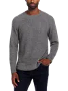 Weatherproof Vintage Regular Fit Waffle Donegal Crewneck Pullover In Gray