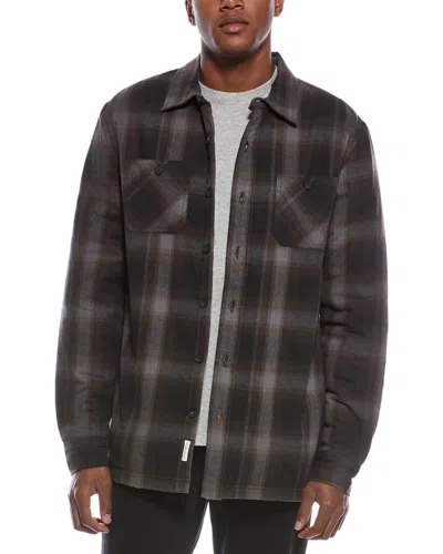 Weatherproof Vintage Sherpa Lined Shirt Jacket In Brown