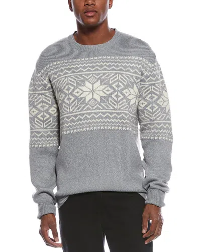 WEATHERPROOF VINTAGE SOFT SNOWFLAKE CREWNECK SWEATER
