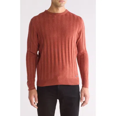 Weatherproof Vintage Soft Touch Crewneck Sweater In Roasted Russet