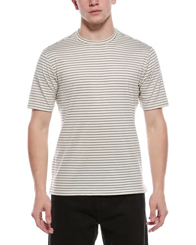 Weatherproof Vintage Stretch Dobby Striped Crewneck T-shirt In Neutral