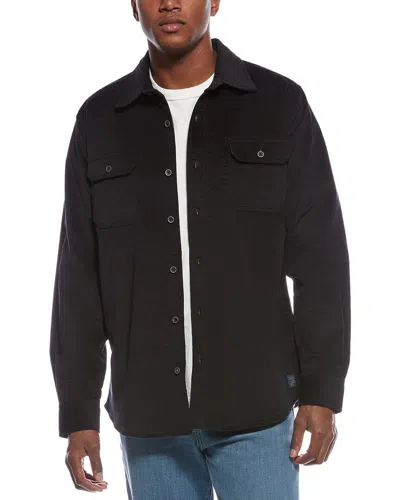 Weatherproof Vintage Superfine Corduroy Overshirt In Black