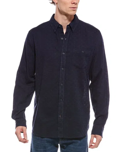 Weatherproof Vintage Textured Dobby Shirt In Blue