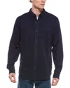 Weatherproof Vintage Textured Dobby Shirt In Blue