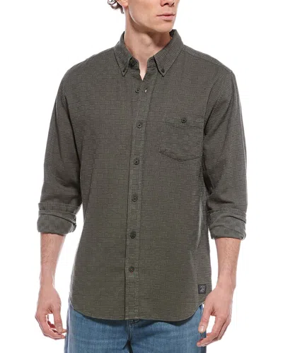 Weatherproof Vintage Textured Dobby Shirt In Green