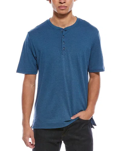 Weatherproof Vintage Textured Henley Shirt In Black