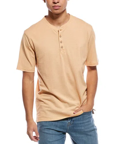 Weatherproof Vintage Textured Henley Shirt In Neutral