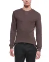Weatherproof Vintage Waffle Crewneck Shirt In Brown