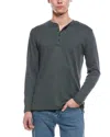 Weatherproof Vintage Waffle Henley Shirt In Green